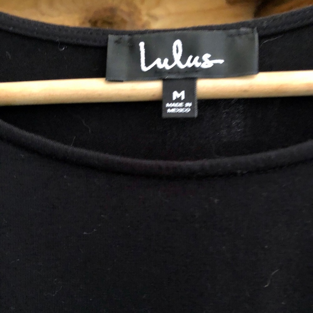 Lulu’s Long Sleeve Little Black Dress • Size M.